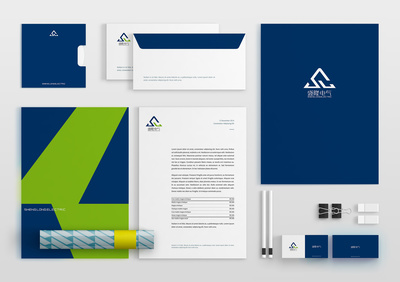 盛隆电气LOGO与企业形象设计 智慧能源的视觉诠释